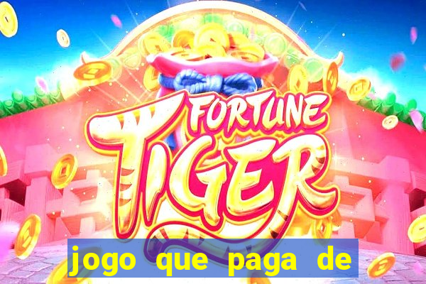 jogo que paga de verdade no pix